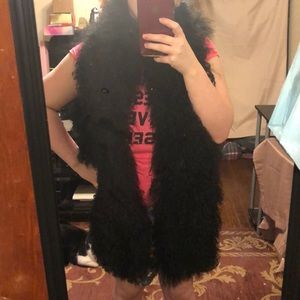 Real Lamb Fur Scarf